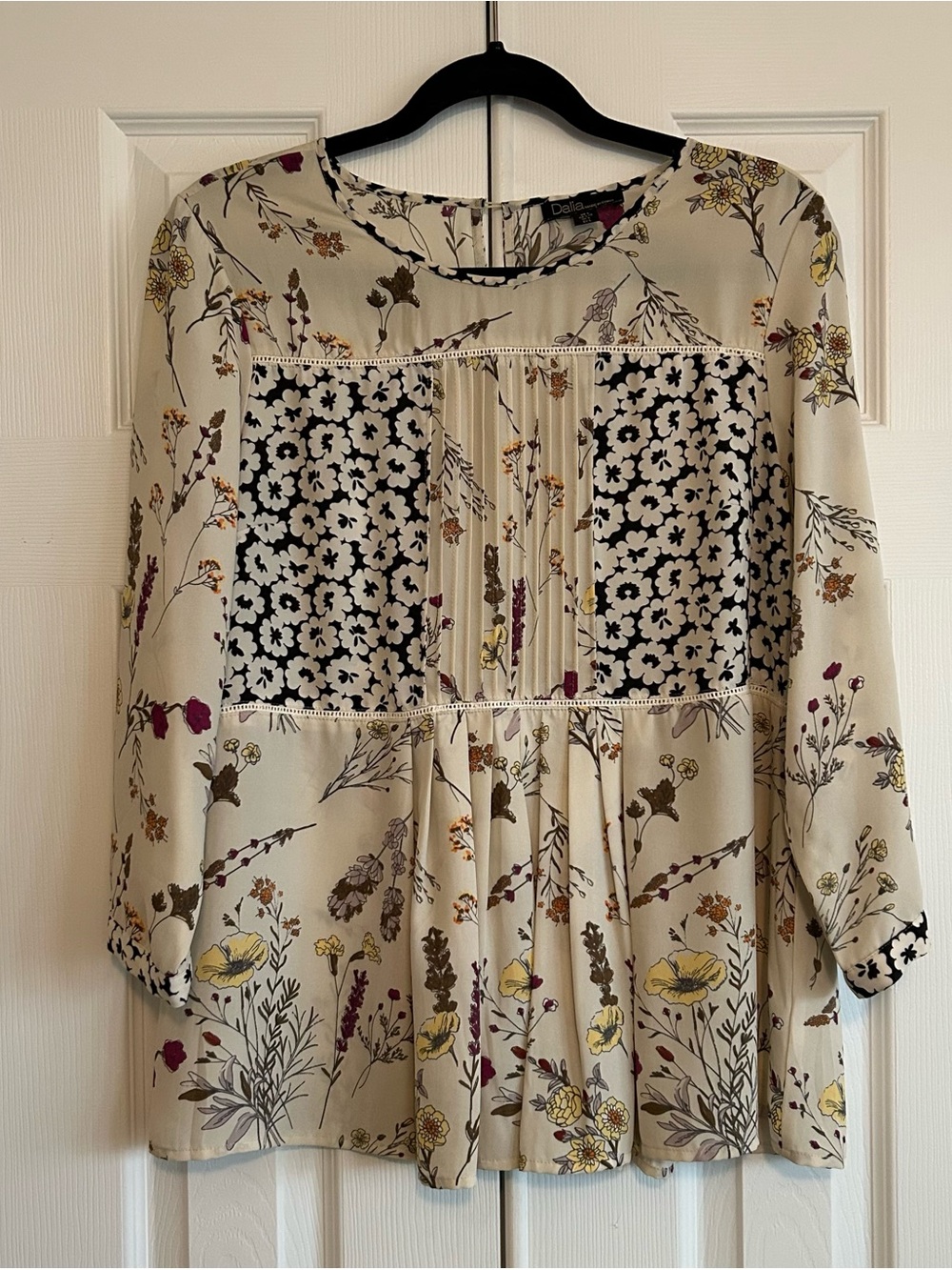 Floral Patchwork Blouse